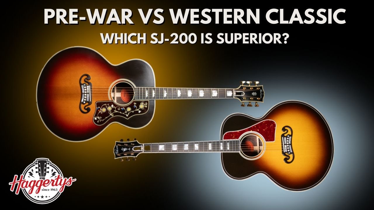 King of the Flat Tops: Which Gibson SJ-200 is the Best? (Pre-War SJ-200 vs. Western Classic SJ-200)