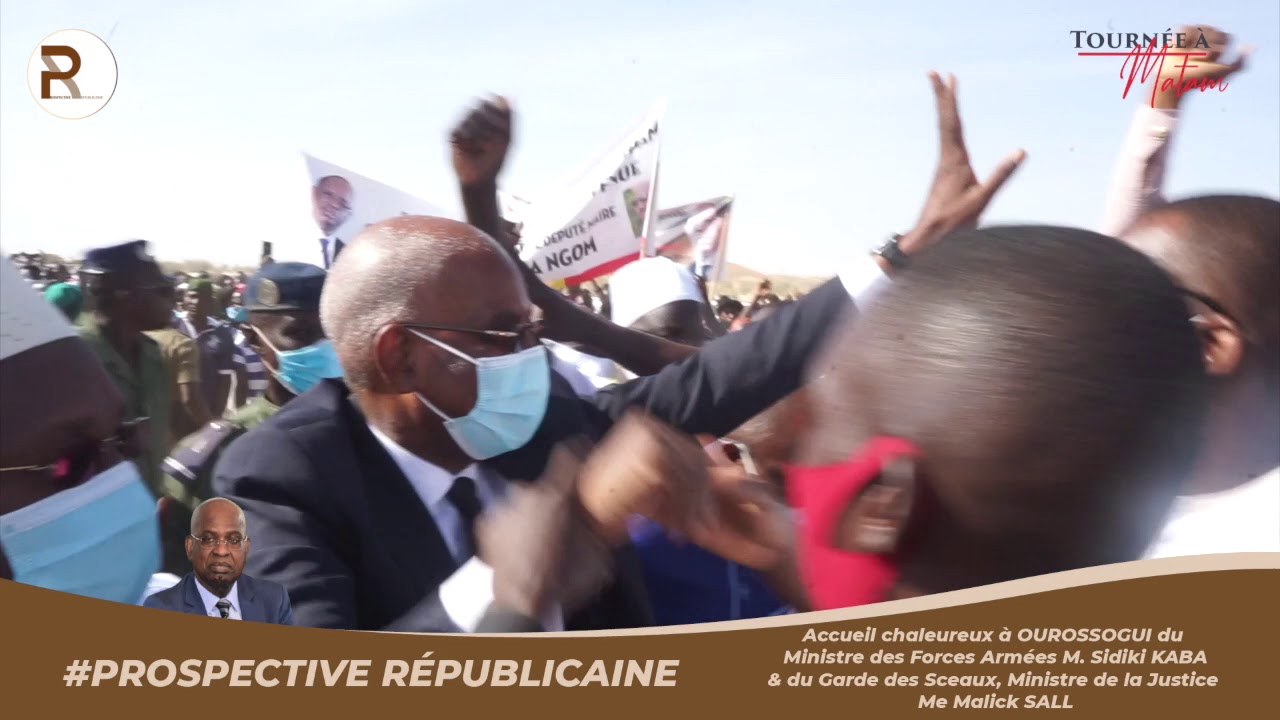 Tournée à Matam - Accueil chaleureux des Ministres Me Sidiki KABA & Me Malick SALL à Ourossogui