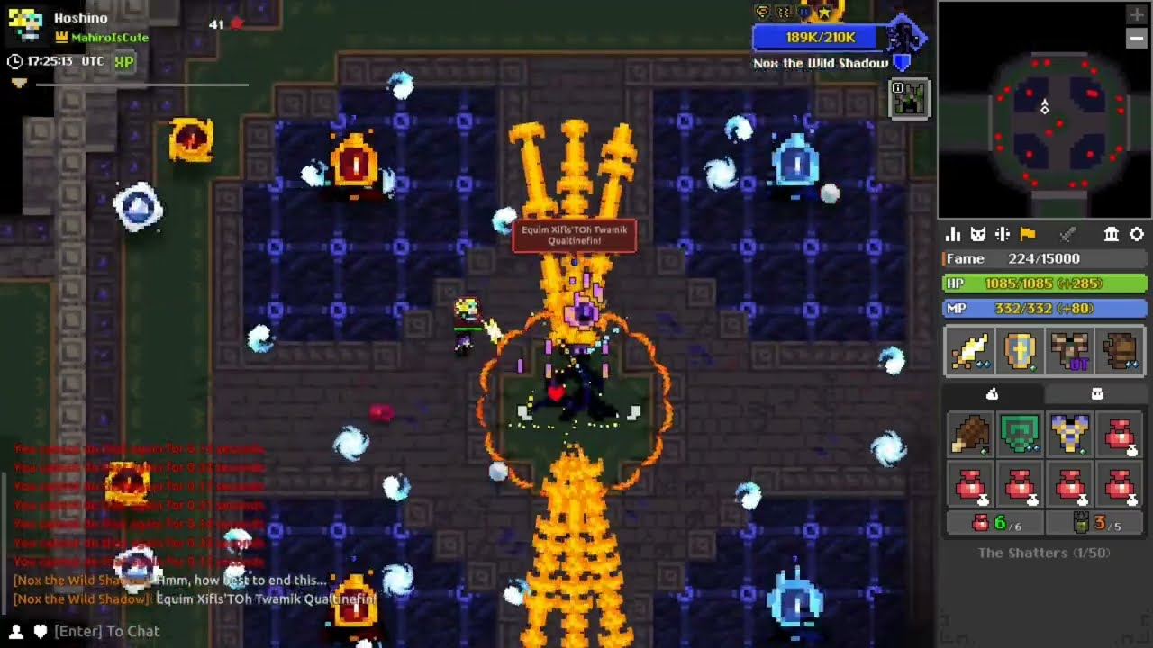 Rotmg first hard mode Shatters solo complete (testing slightly nerfed version)