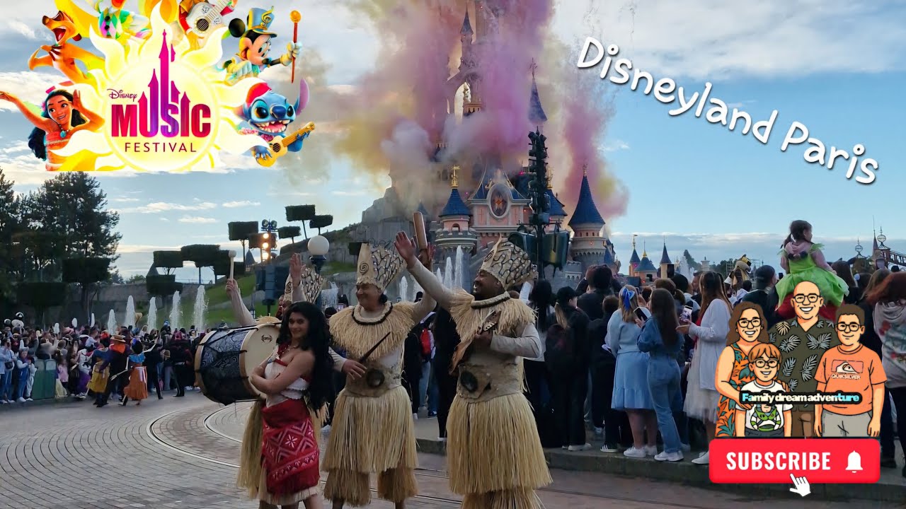 NEW Disneyland Paris music festival grand show final Complet  !!! 4k   🥰