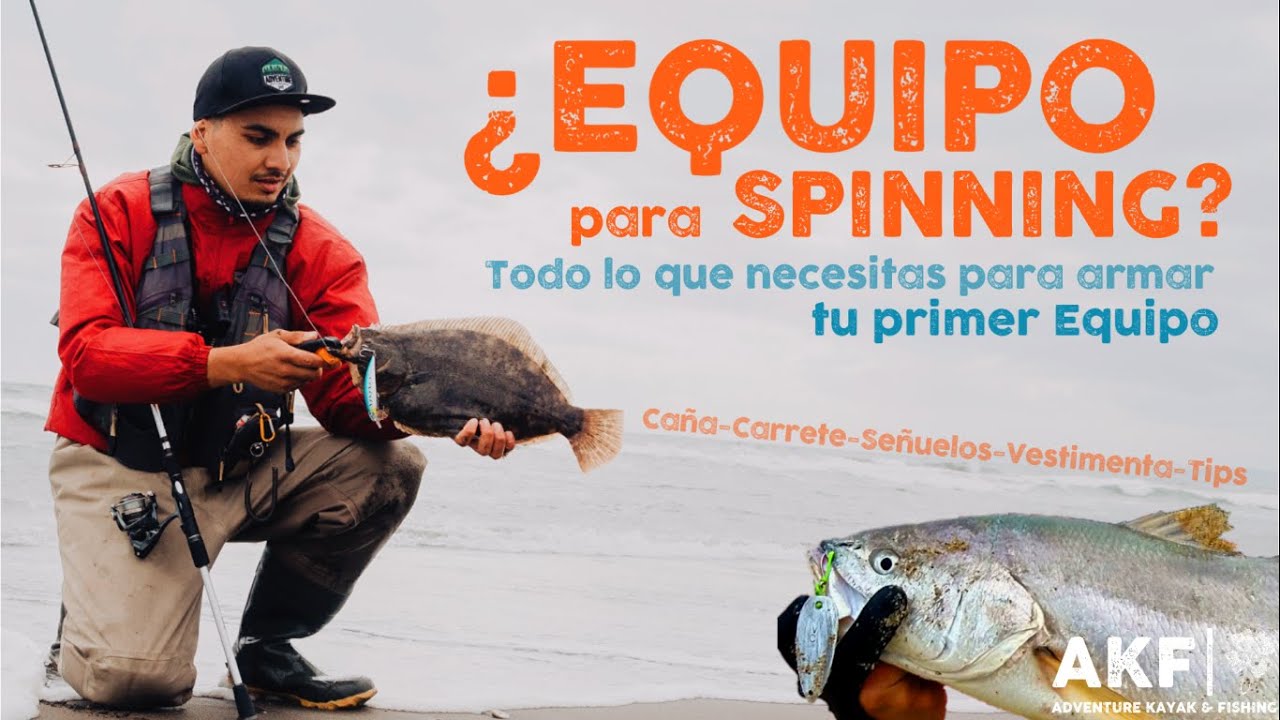 Lo que necesitas para INICIARTE en la pesca a SPINNING | EQUIPO Para Corvinas y lenguados.