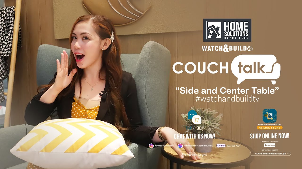 Home Solutions Depot Plus | Watch & Build TV | Couch Talk - Side and Center Tables