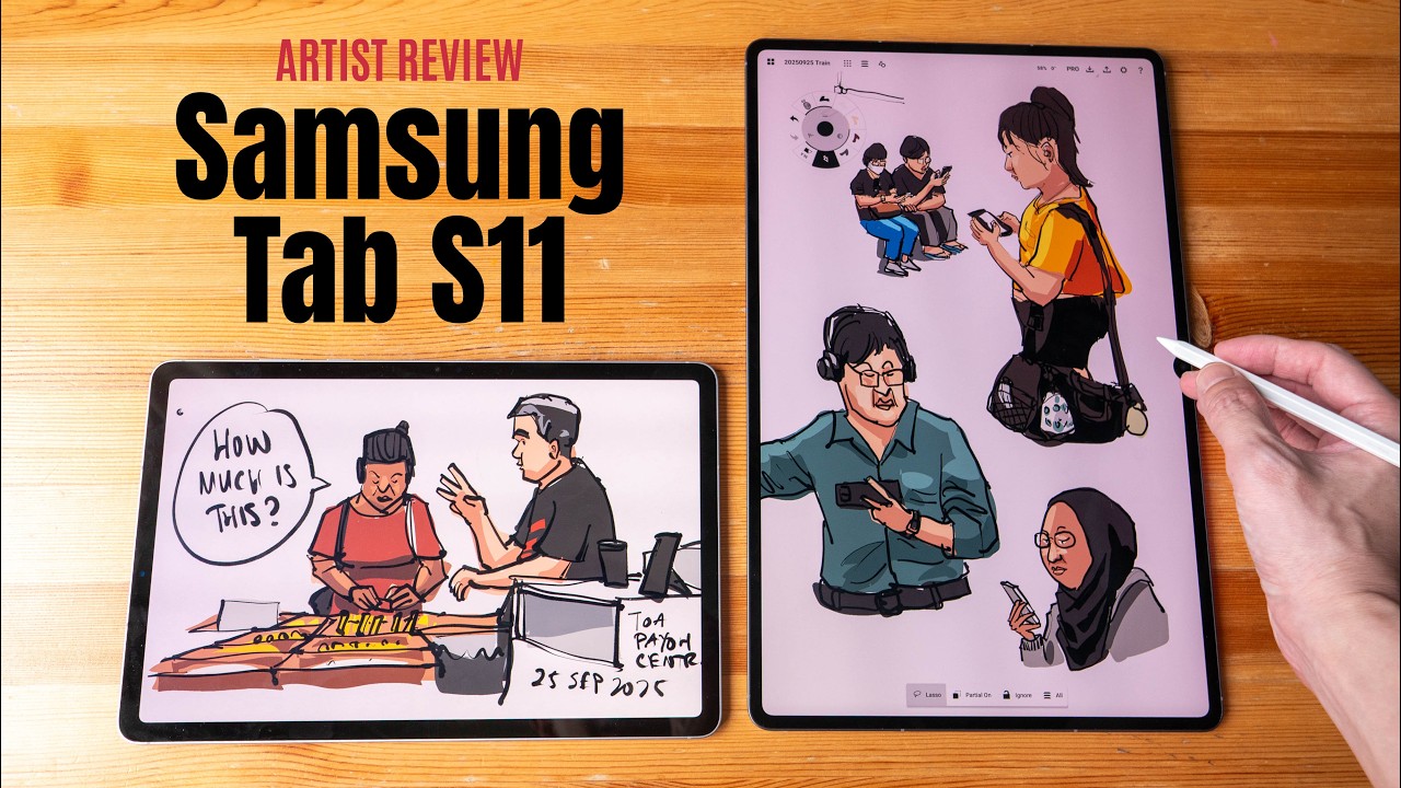 Samsung Tab S11 и Ultra (обзор художника): новое перо имеет свои плюсы и минусы
