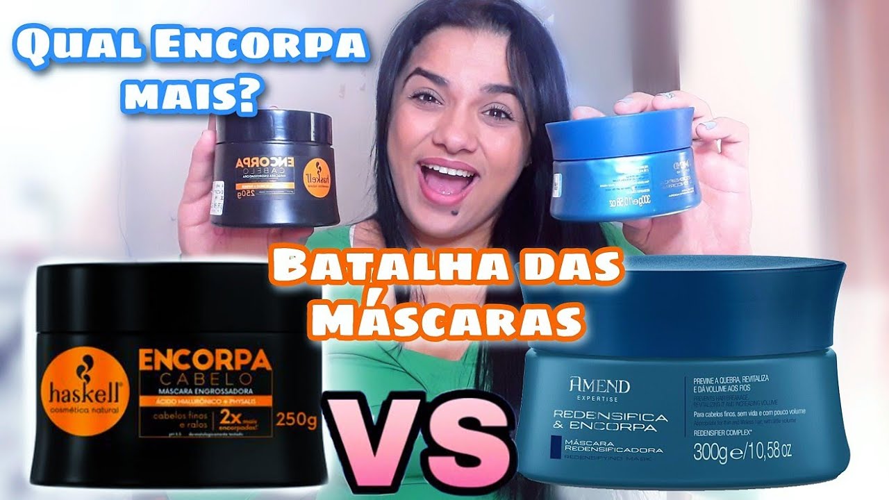 Haskell Encorpa Cabelo Ou Amend Redensifica Encorpa? Qual a Melhor?