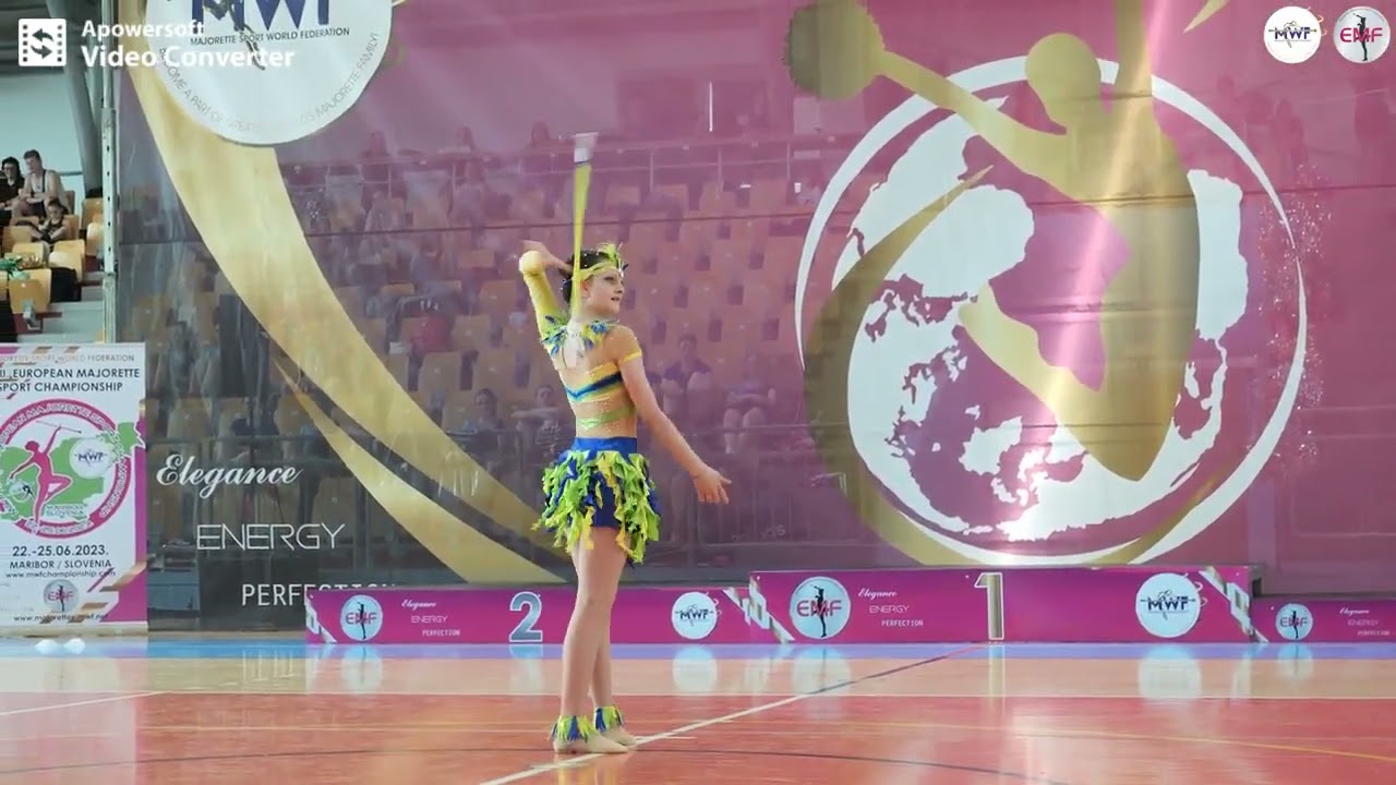 Bibiana Bottová -  SOLO BATON JUNIORS  Maribor 2023   MWF CHAMPIONSHIP -  MK BIBI Hlohovec