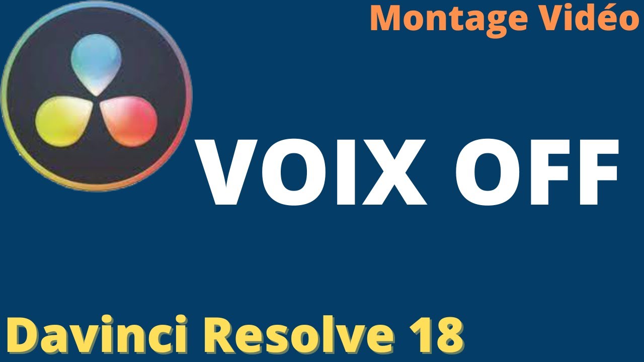 Enregistrer une voix off dans Davinci Resolve 18