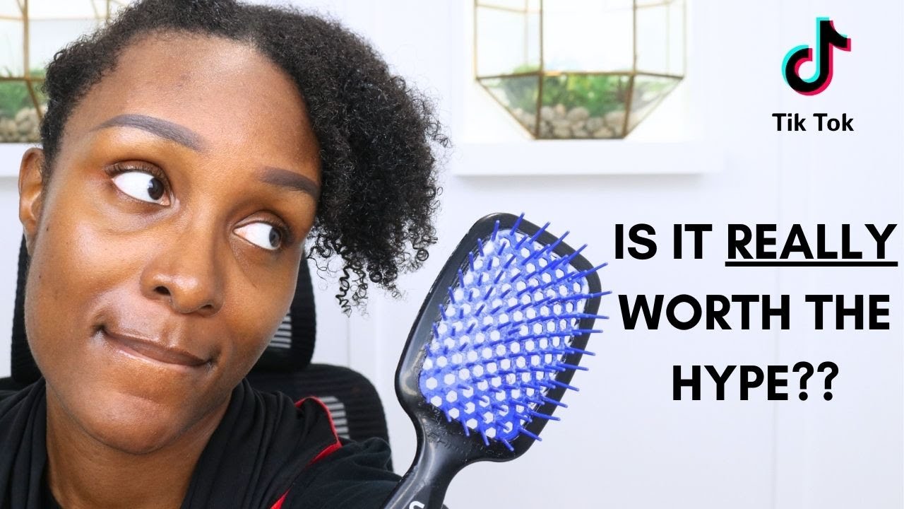 Trying the VIRAL TIKTOK Unbrush Detangling Brush | Demo & Review on Fine, Coily Type 4 Natural Hair