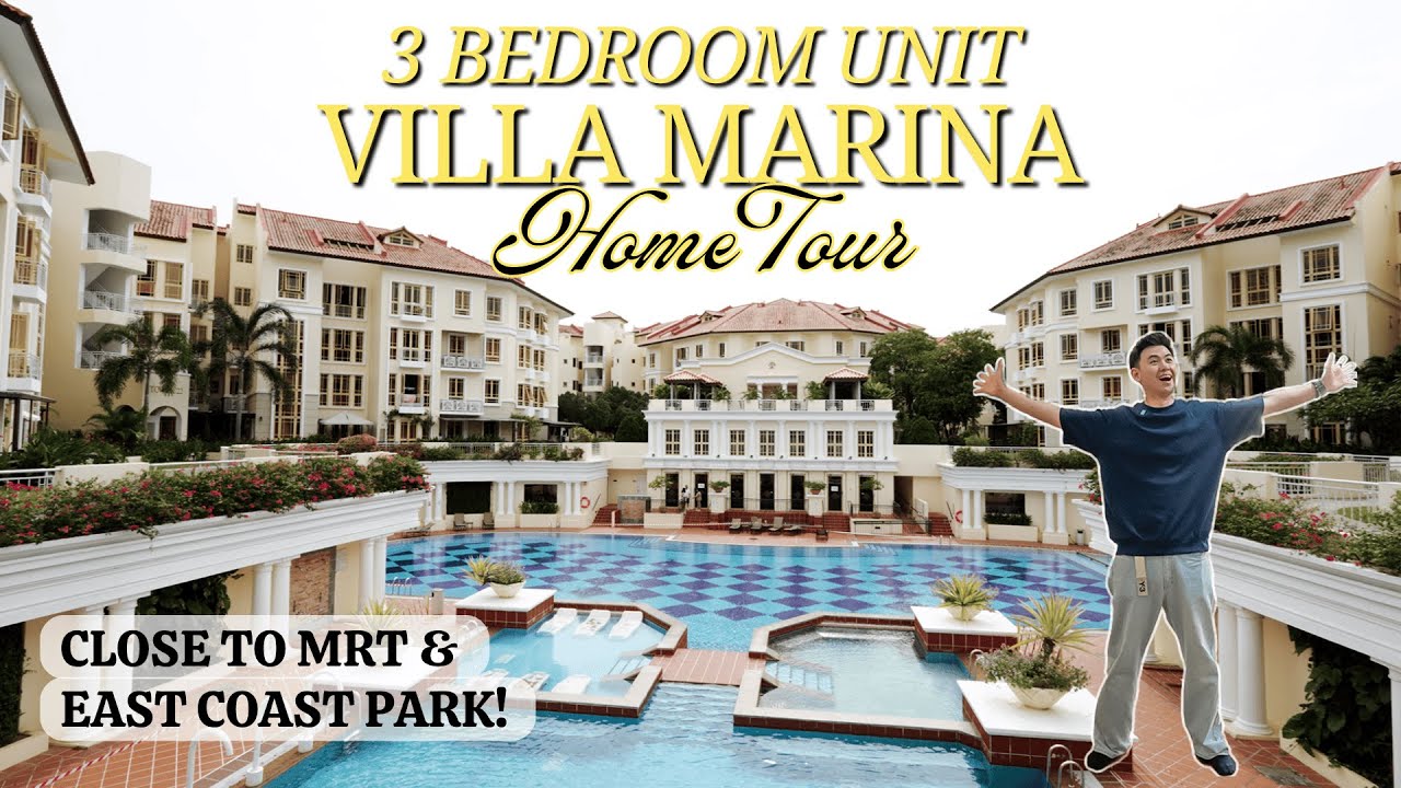 Экскурсия по квартире в кондоминиуме Villa Marina с 3 спальнями | Рядом со станцией метро и парко...