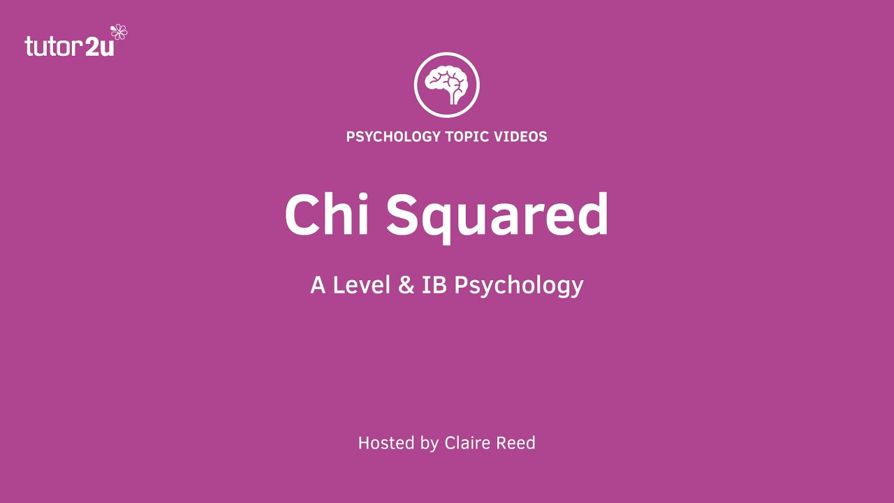 Research Methods - Chi Squared
