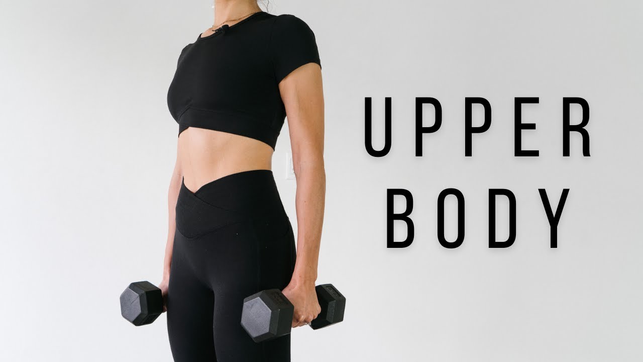 20 MIN UPPER BODY STRENGTH WORKOUT | Cycle Syncing Workout for Menstrual or Luteal Phase