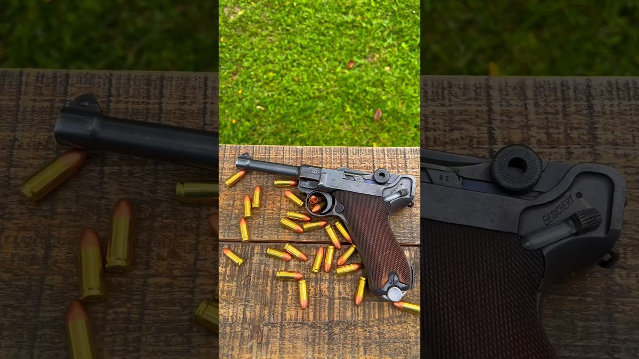 Shooting this old WW2 German Luger [Music Edition]
