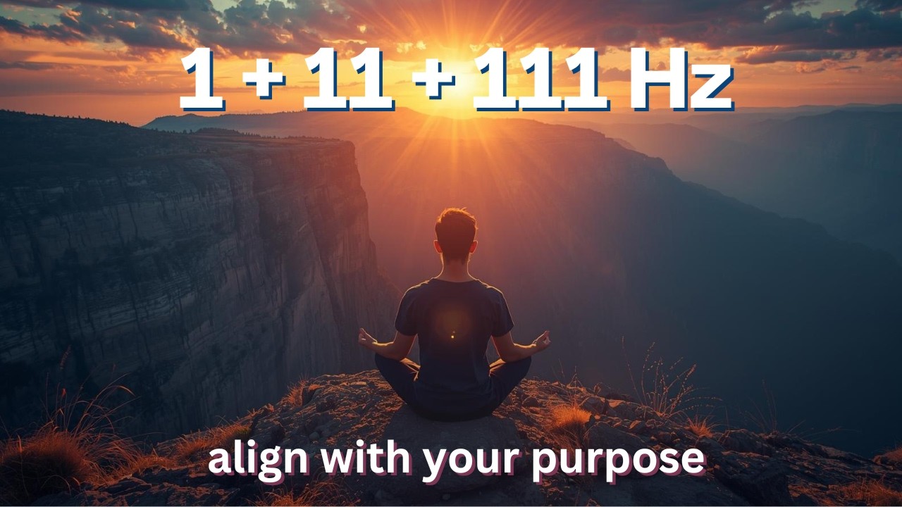 1 Hz • 11 Hz • 111 Hz | Delta & Alpha Waves for Balance, Calm & Deep Meditation