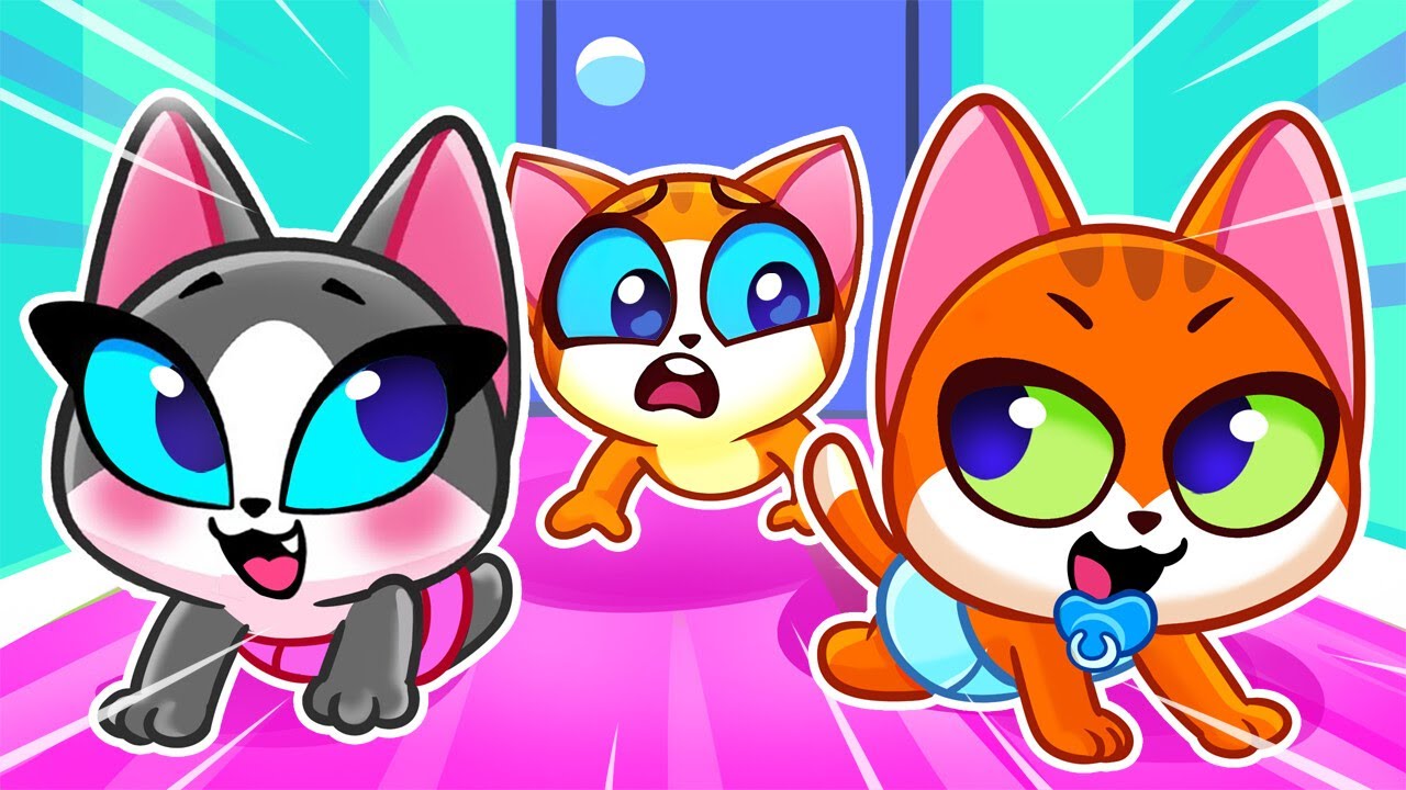 🐾 Share Some Love! 😸 Leo & Lucy Learn to Care for Their Baby Sibling | Kids Cartoon