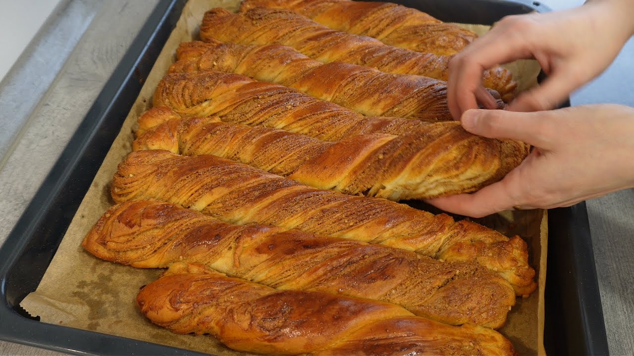 Türkisches Mohngebäck / Haşaslı Çörek (kat kat ayrılan çok lezzetli)
