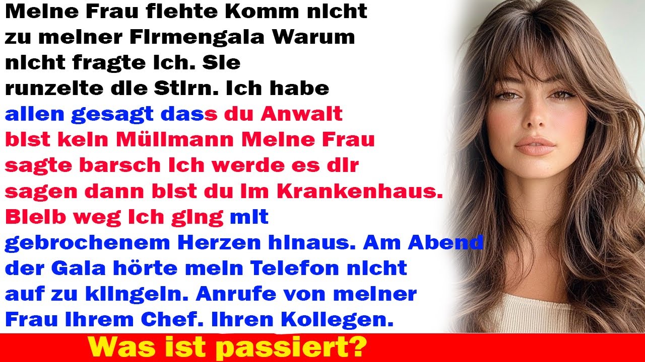 Meine Frau bat: „Komm nicht zur Gala.“ – Dann erfuhr ich, was sie über mich erzählt hatte