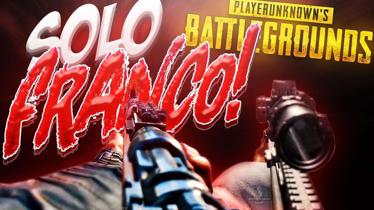 JUGANDO SOLO CON FRANCOTIRADOR! | PLAYERUNKNOWN'S BATTLEGROUND