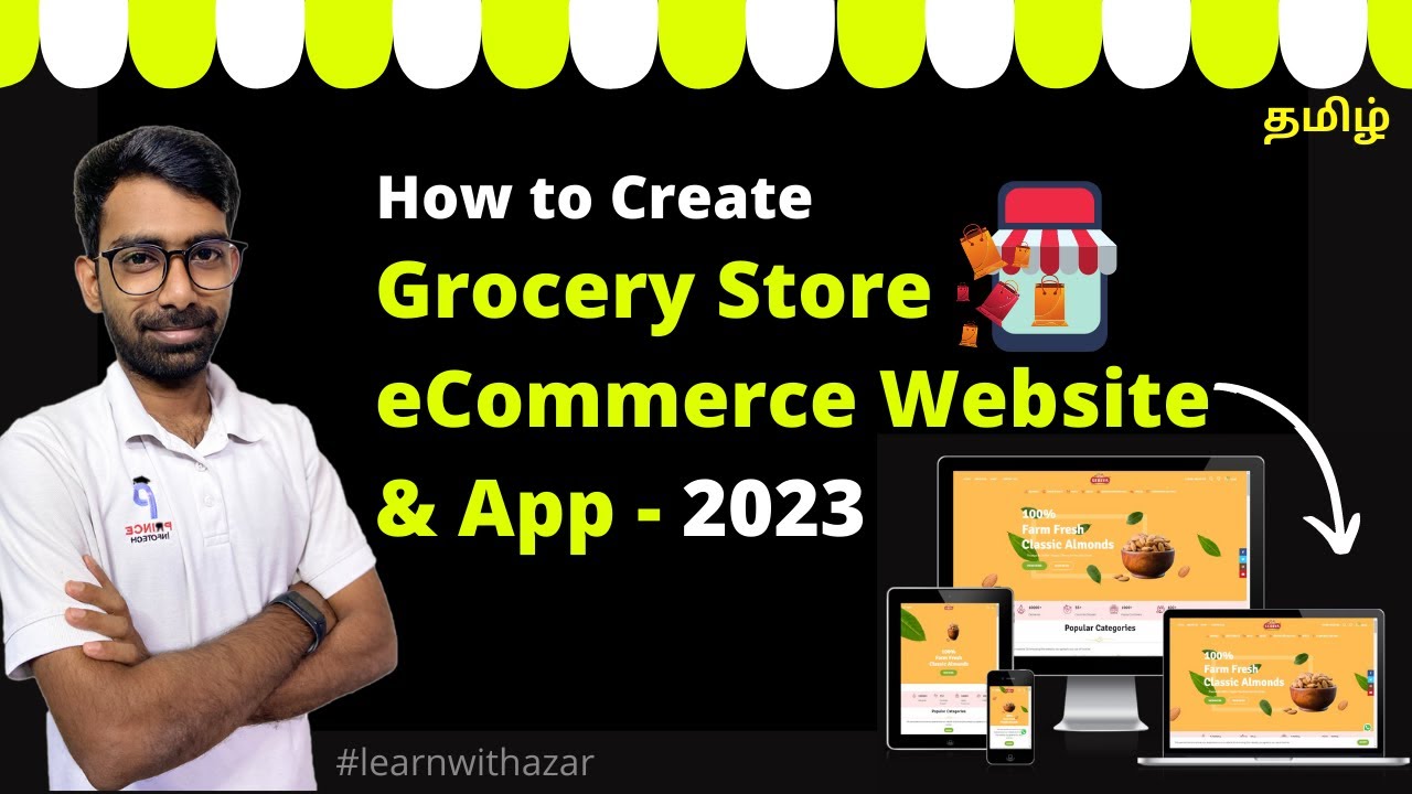 How to Create Grocery Store eCommerce Website and App - Tamil