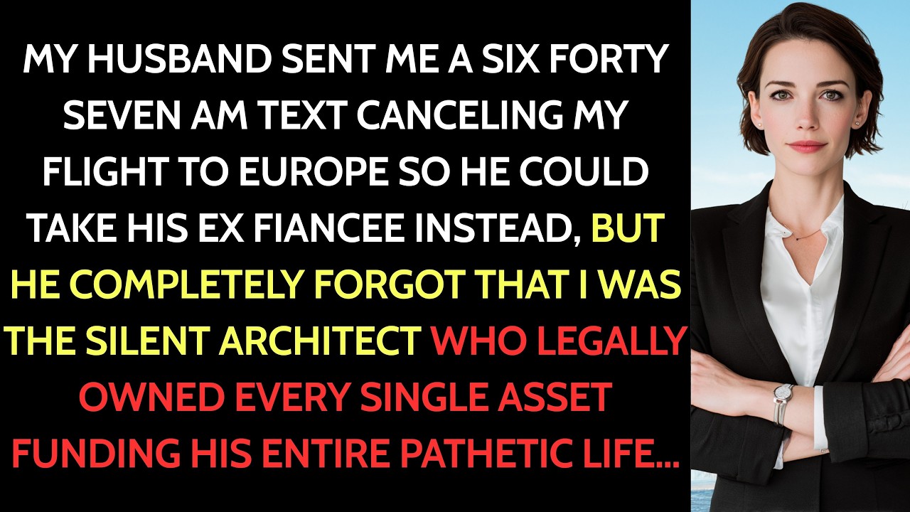 My Husband’s 6:47 AM Text: “Plans Changed — You’re Not Coming To Europe. The...