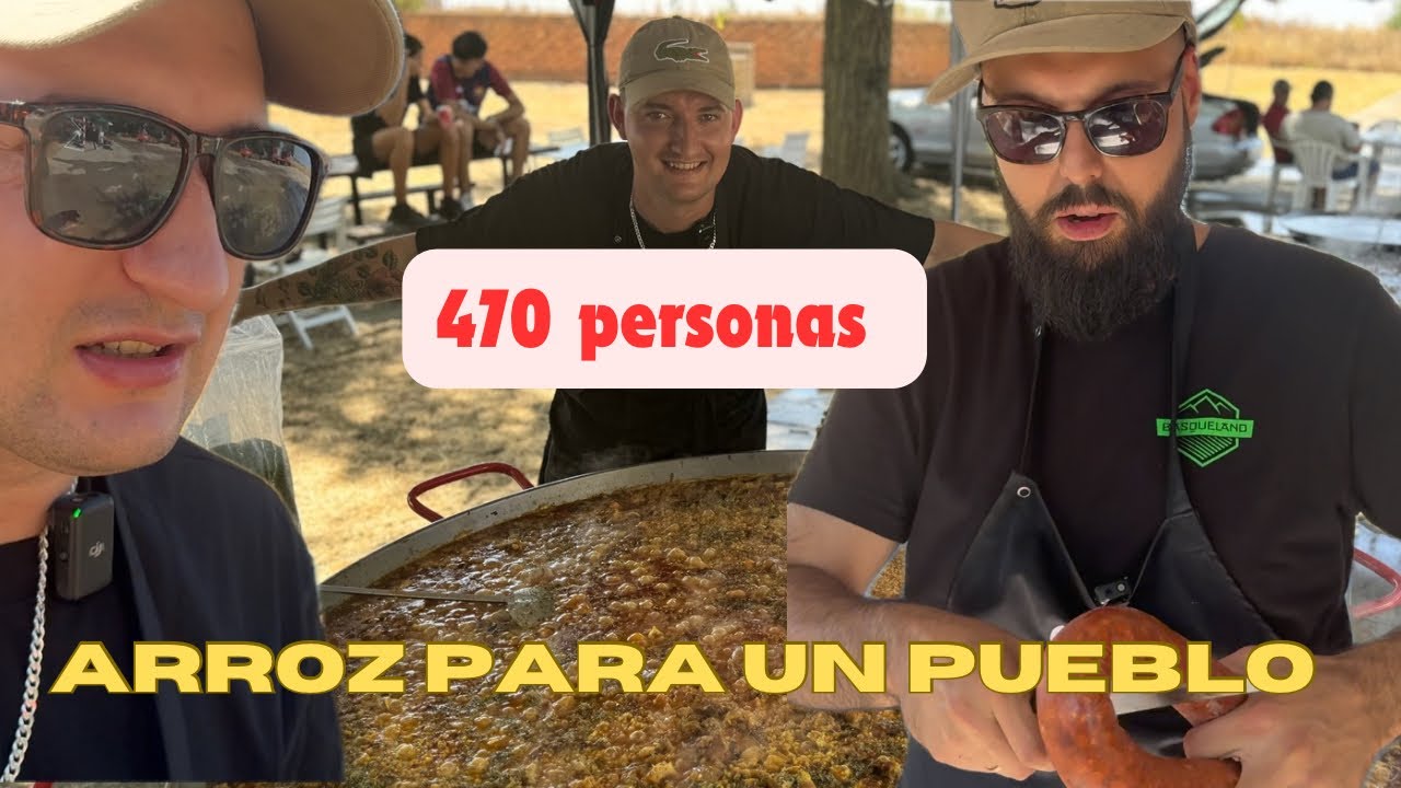 COMO hacer ARROZ para un PUEBLO entero. “Róales de Campos”