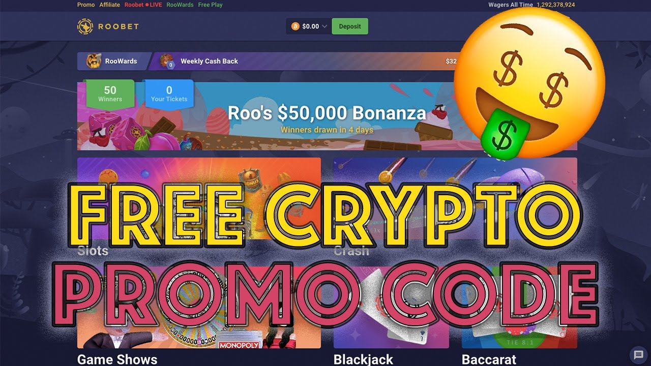 ROOBET BEST CRYPTO GAMBLING | FREE CRYPTO PROMO CODE 2021