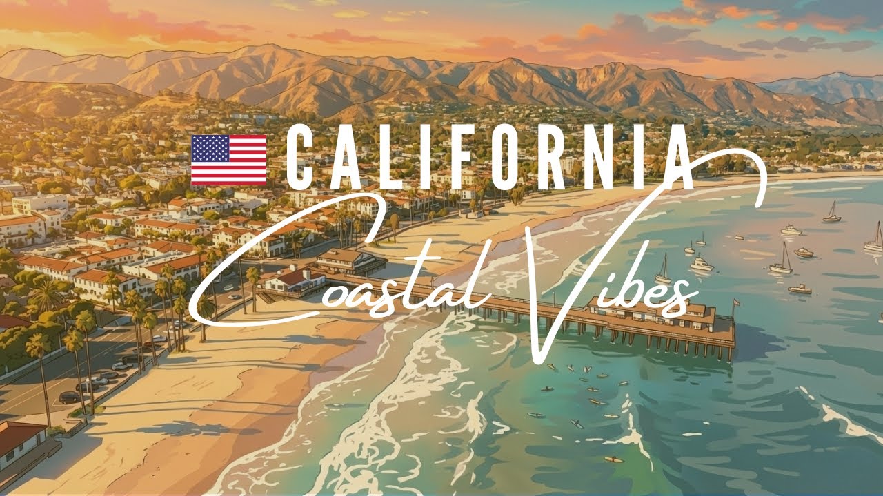 California Lofi 🇺🇸 | 2 Hours of Surf Rock Vibes for Productivity & Flow State