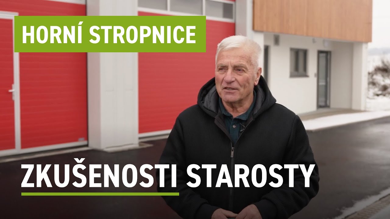 Průkopnický projekt Hasičské zbrojnice realizovaný za 8 měsíců – zkušenosti starosty Horní Stropnice