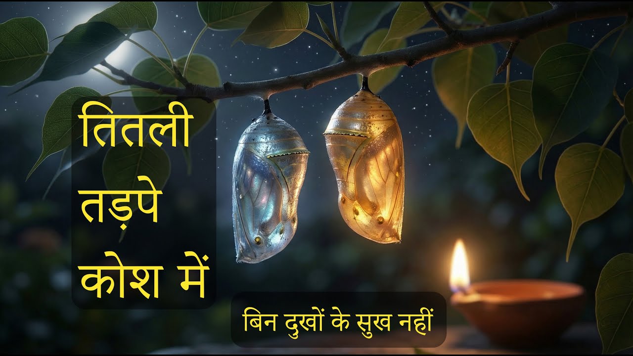 Titli Tadpe Kosh Mein, तितली तड़पे कोश में, Kabir Teachings Inspired, Motivational Words, Trending