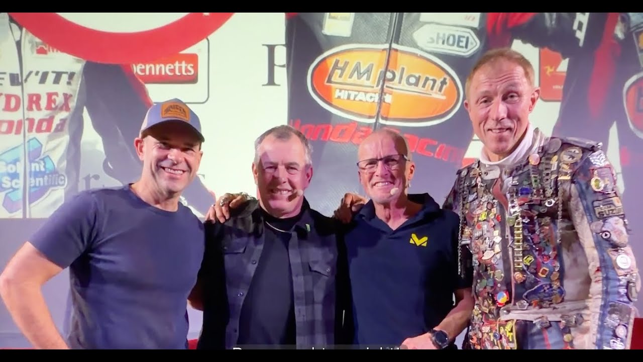 Bikes, Bier & Legenden – Die Road Racing Tournee / McGuinness - Wheelie Konni - Leberkern und Saiger