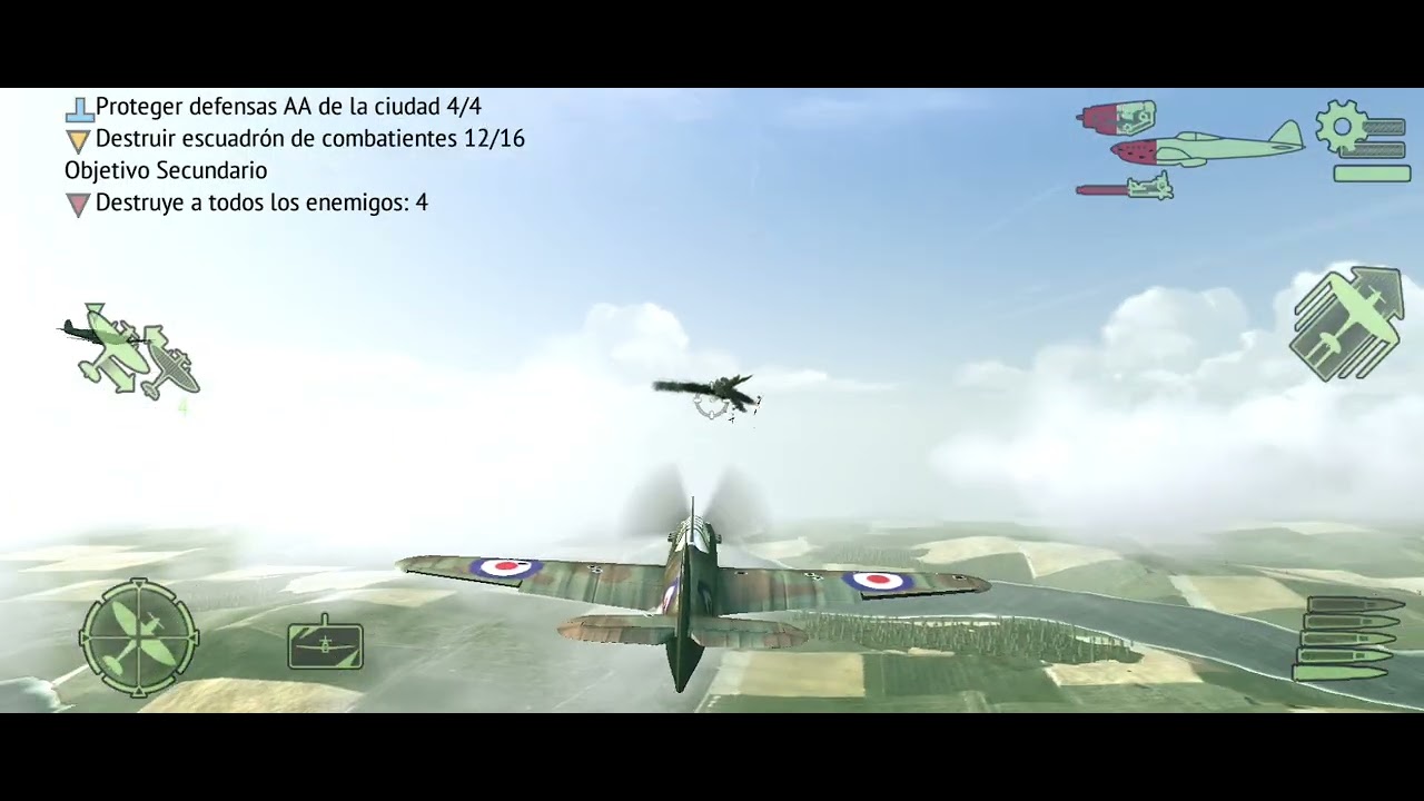 Jugando Warplanes WW2 Dogfight pero con el Reino Unido 🇬🇧