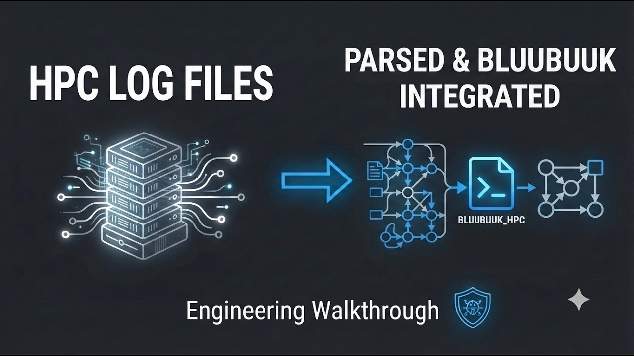 Coding session : Python HPC Log Ingestion, Parsing, and Bluubuuk Pipeline Integration