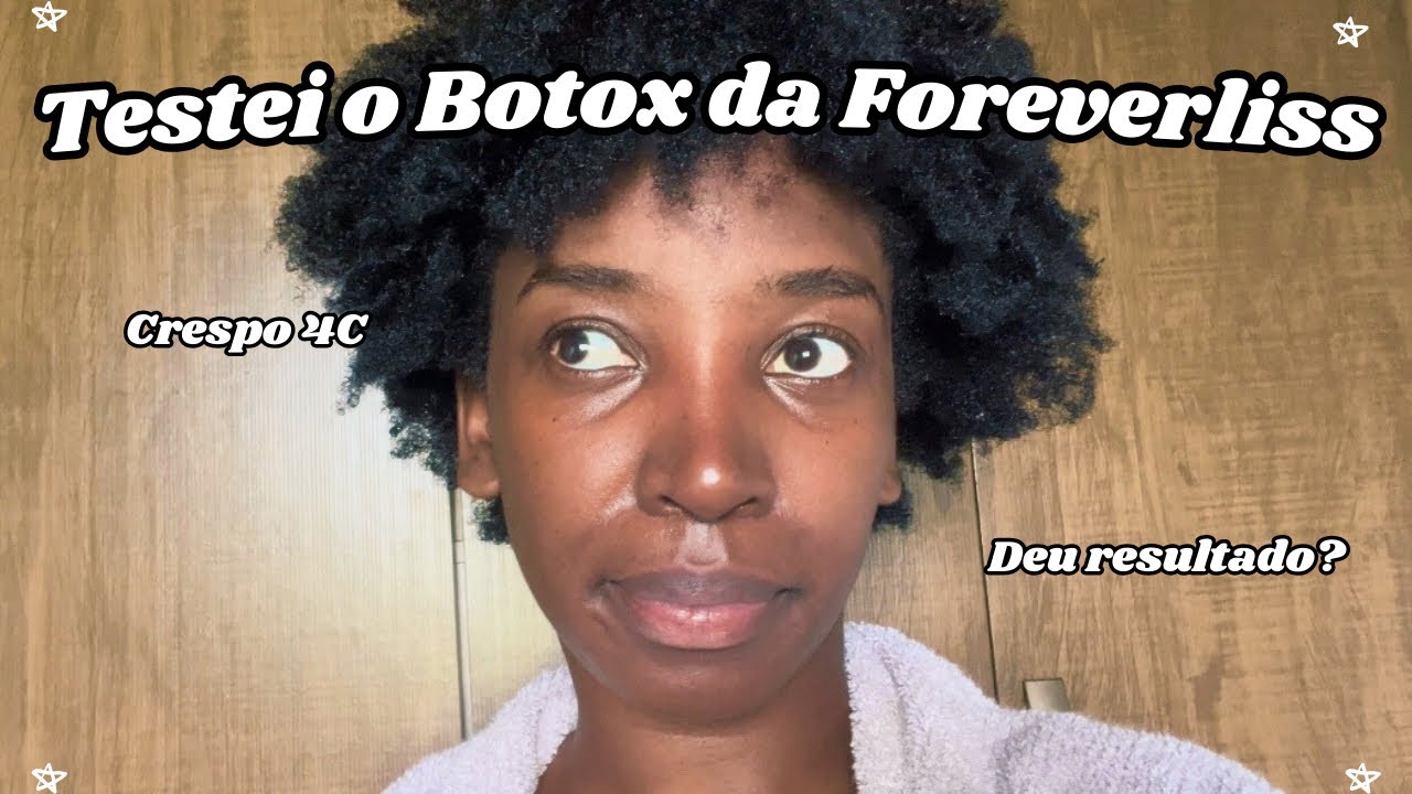 BTX Forever Liss em cabelo crespo 4C