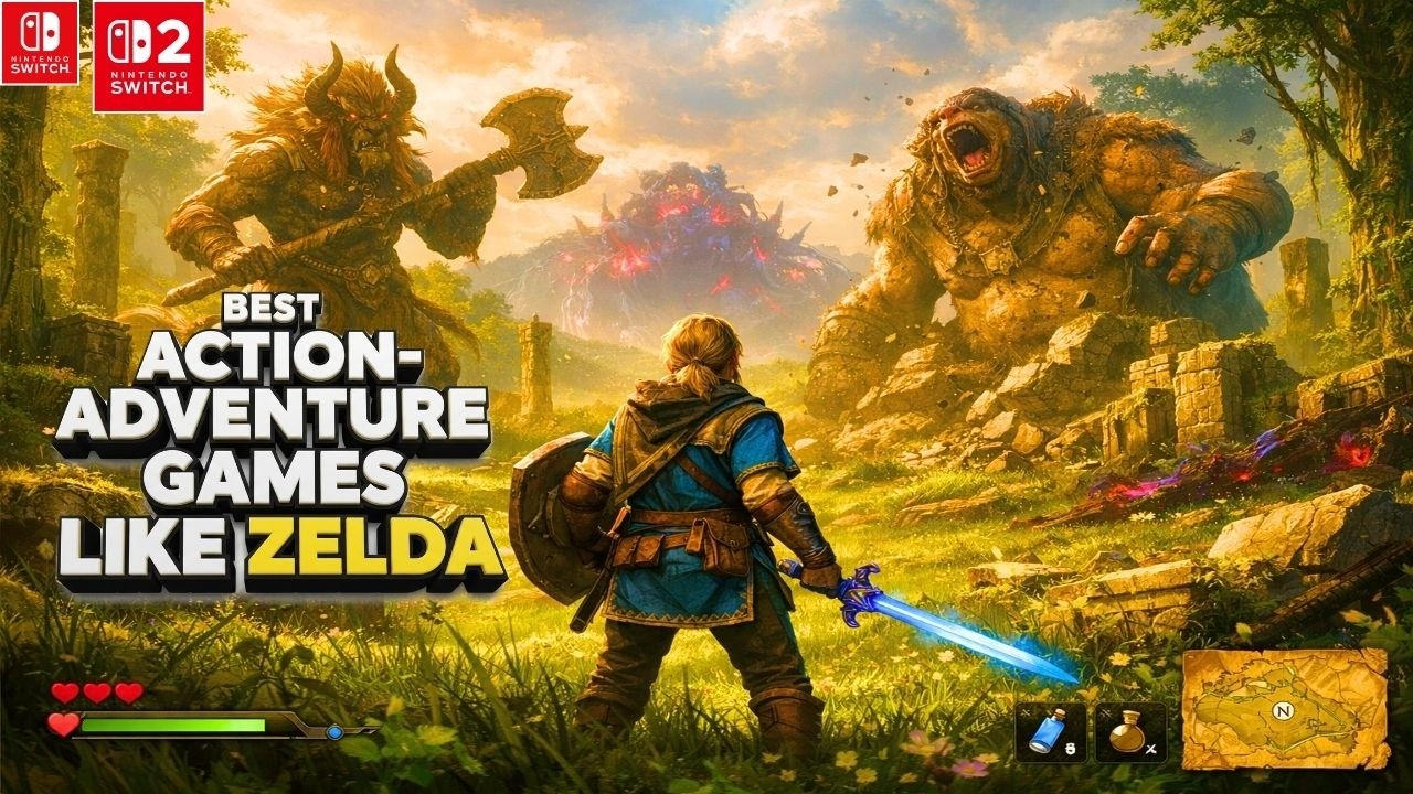 Games Like Zelda You Must Play on Nintendo Switch  Open World Adventures