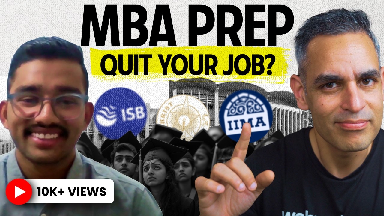 Should You QUIT Your Job for MBA Preparation?! | Career Matters Ep. 3 | Warikoo Careers Hindi