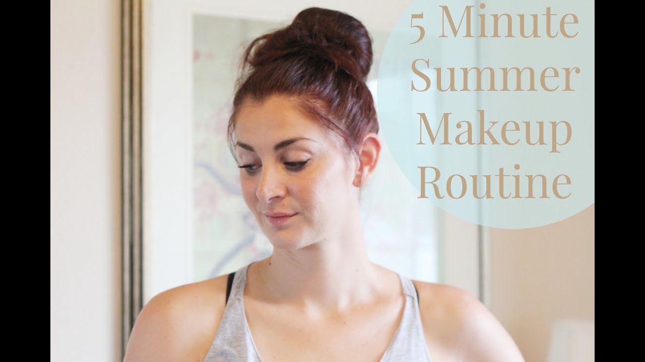 5 minute summer face