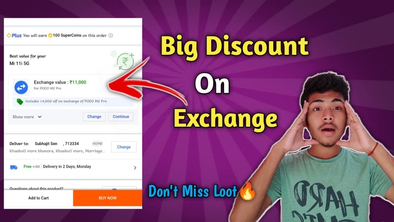 Big Discount On Exchange - Amazon Prime Day sale - Flipcard Big savings Day - Hug discount Mi 11i 5g