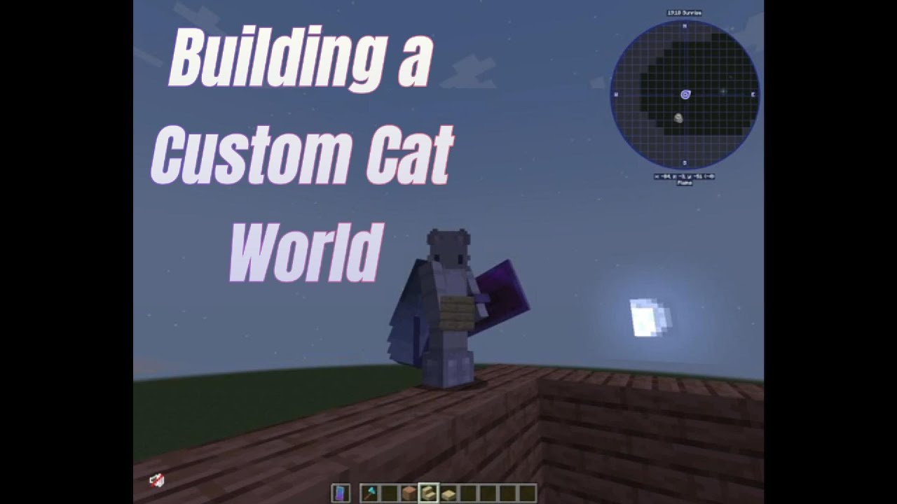 Building A Custom Cat World - Part 1 #Minecraft #MinecraftBuilding #Cats