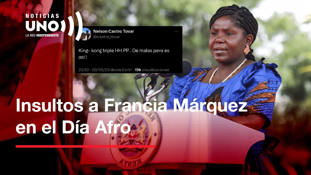 Francia Márquez, de nuevo atacada por racismo en las redes sociales