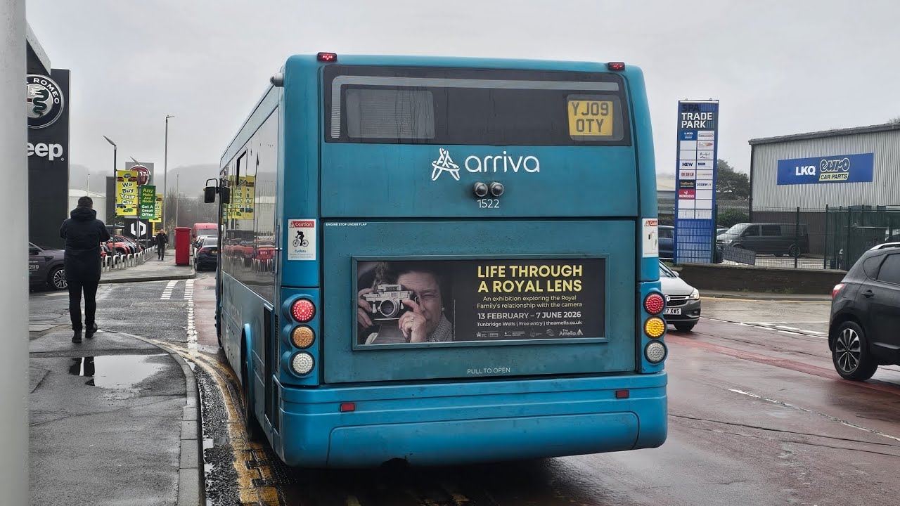 Onboard | Arriva Kent & Surrey Optare Solo | 1522 - YJ09 OTY | 277 