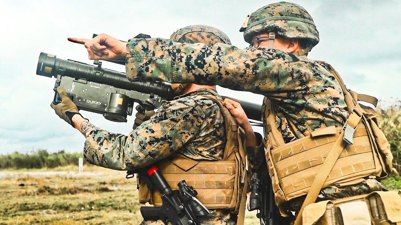 U.S. & Japan Military Massive Coastal Defense Operation Exercise on Ie Shima, Okinawa, Japan