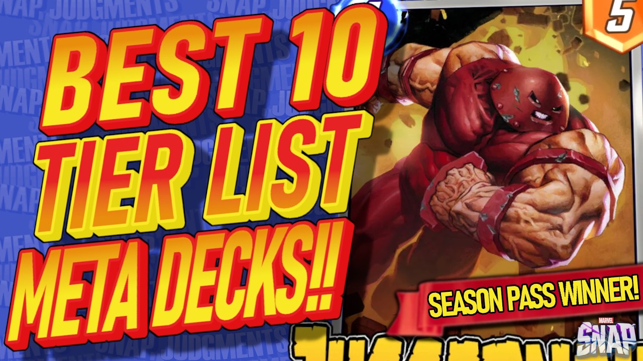 Meta Tier Lists' 10 Best Marvel Snap Decks!