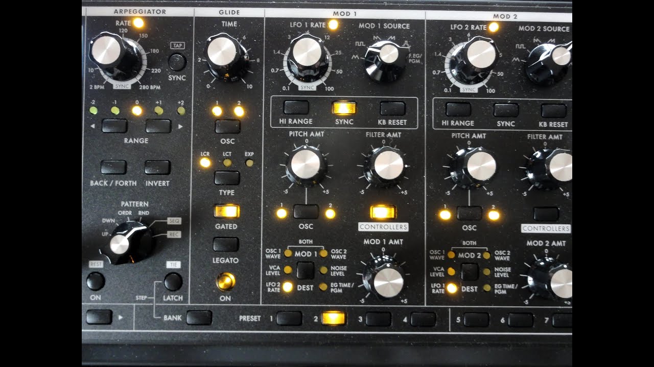 Moog Sub 37 - Tidbits and Tips for the Mod Wheel