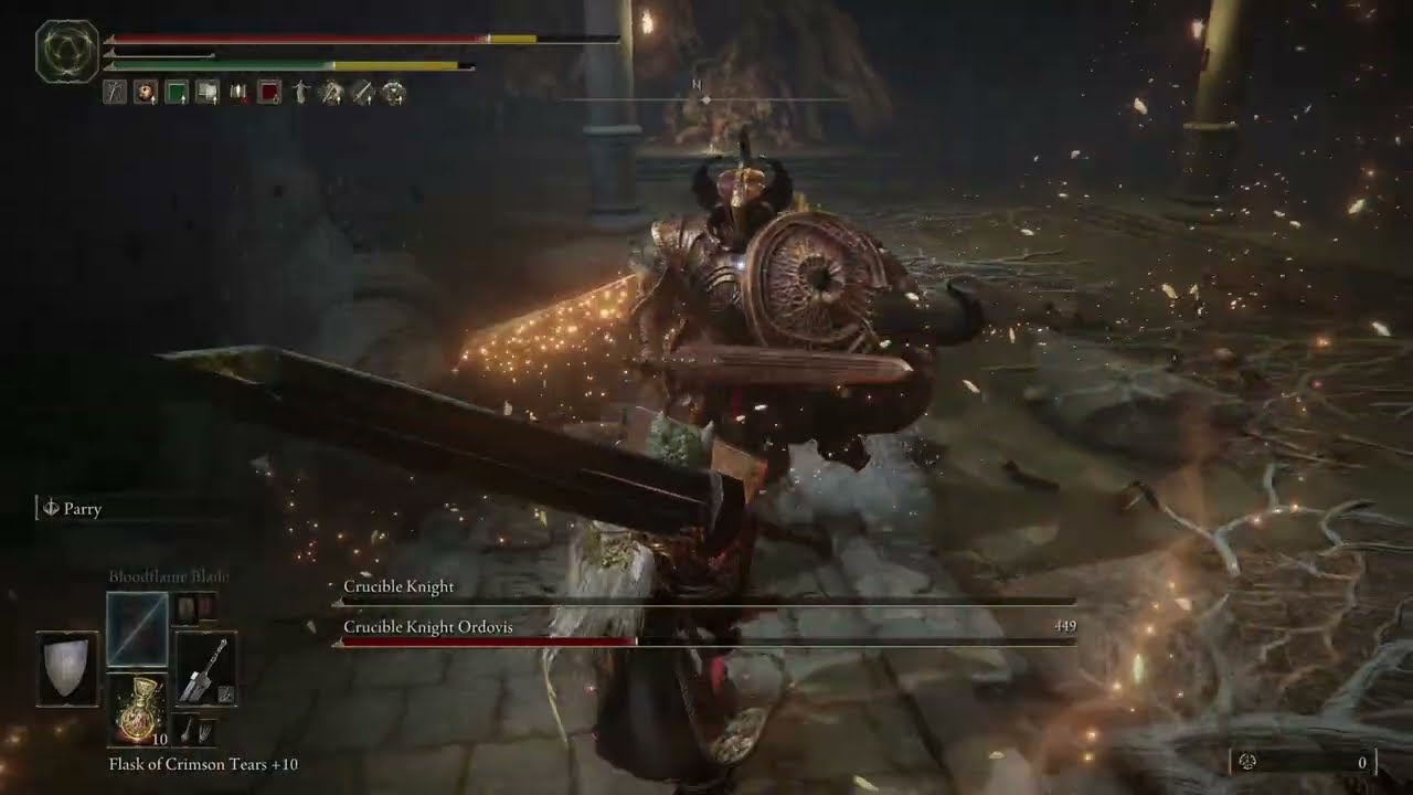 How to beat Crucible Knight Ordovis (Duo Boss) - Casual player - Elden Ring