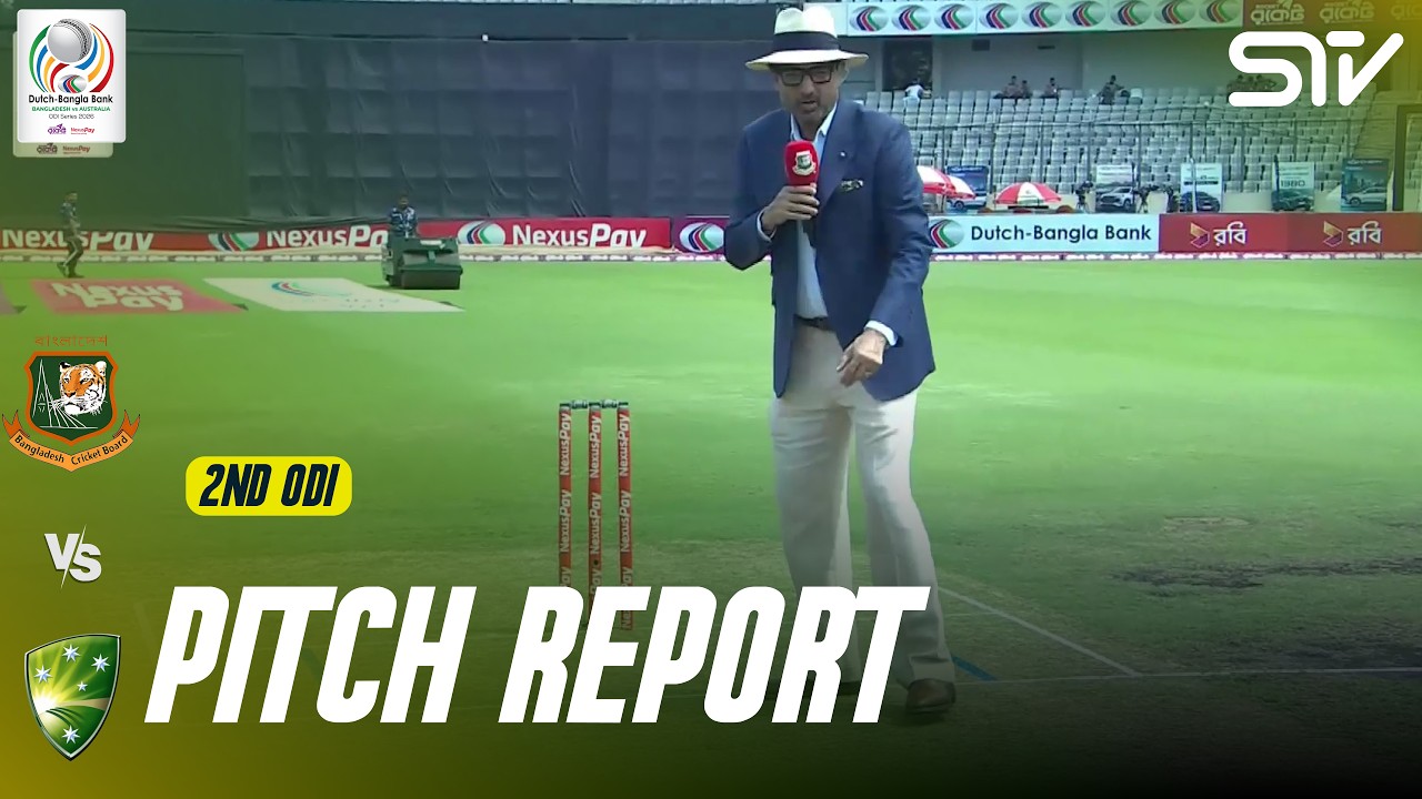 Pitch Report | Bangladesh vs Australia | Match 02 | ODI Series 2026 | M9K1K