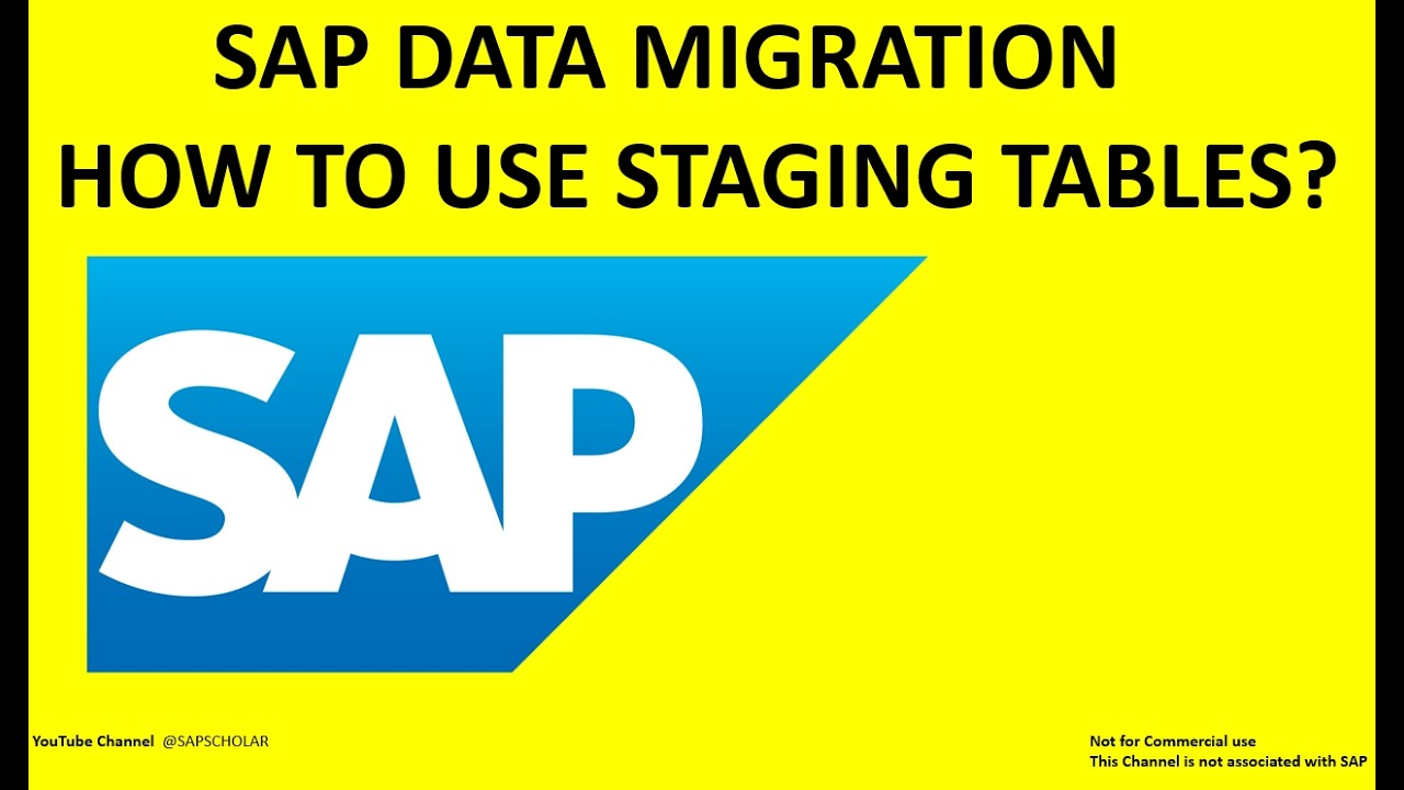 2) How to use staging Tables in LTMC? |  #sap  #s4hana #sapaba #ltmc #abap #datamigration