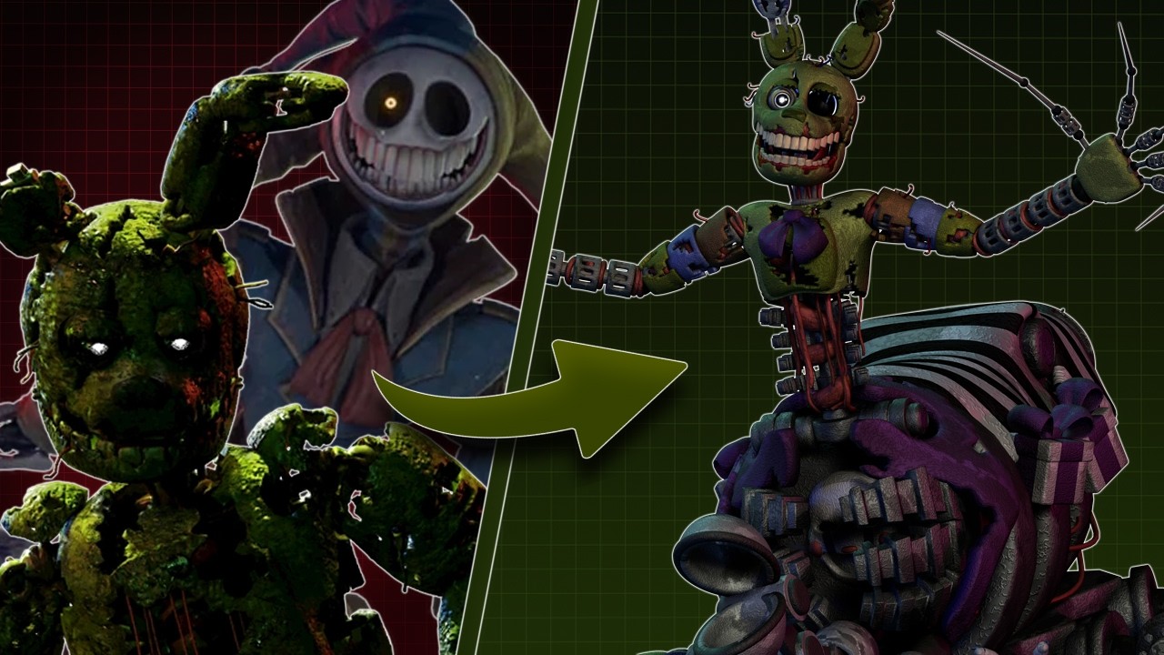 What Would Springtrap Look Like If He Were Like the Prototype from Poppy Playtime?