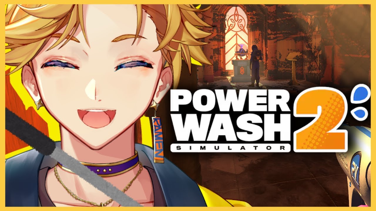 【POWERWASH SIMULATOR 2】I can't stop powerwashing help me【NIJISANJI EN | Yu Q. Wilson】