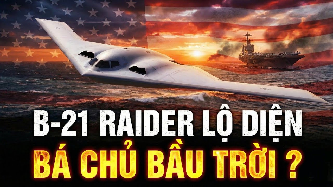 B-21 Raider Lộ Diện: Mỹ Bỏ Xa Thế Giới Với Công Nghệ 