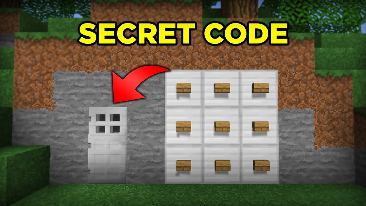Porte à Code Secret facile ! Minecraft 1 19 Tuto Redstone