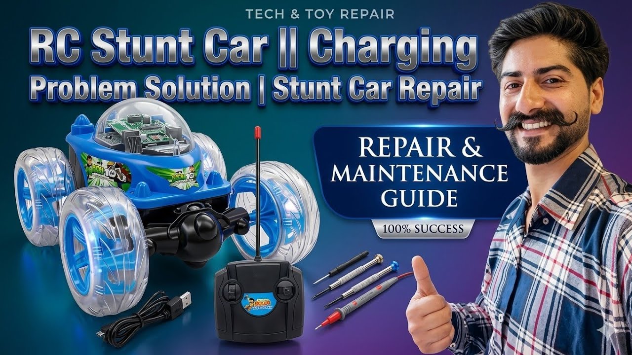 Rc Stunt Car || Charging Problem Solution | Stunt Car Repair#Rinku_Mobile