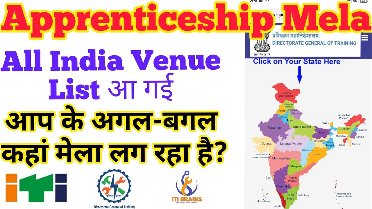 Apprenticeship Mela Guidelines,Apprenticeship Mela Center list 2021,Apprenticeship Mela Updates,#iti